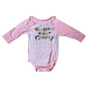 Garanimals Pink, White, and Gold Baby Onesie